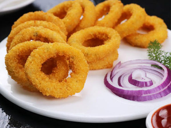Breaded onion ring